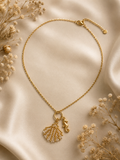 Colar Concha Pérola Gold - Jewelry Saudade