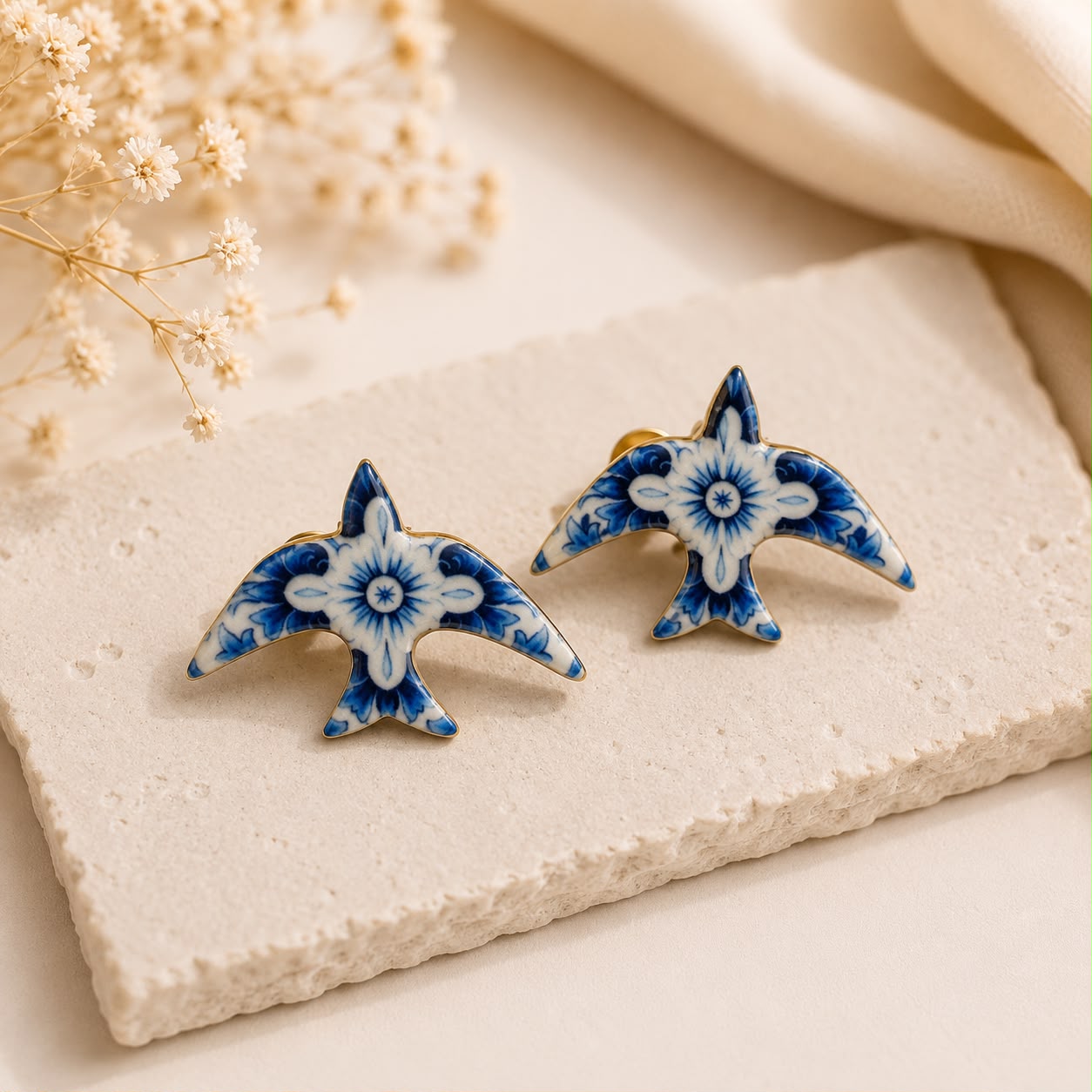 Brincos Andorinha - Jewelry Saudade